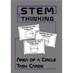 Area of a Circle Math Task Cards